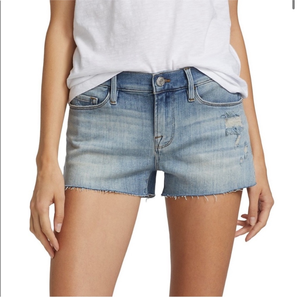 FRAME Le cutoff denim shorts 26